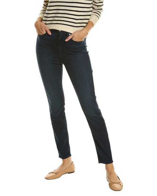 7 For All Mankind Blue B(air) High-waist Prkave Ankle Skinny Jean