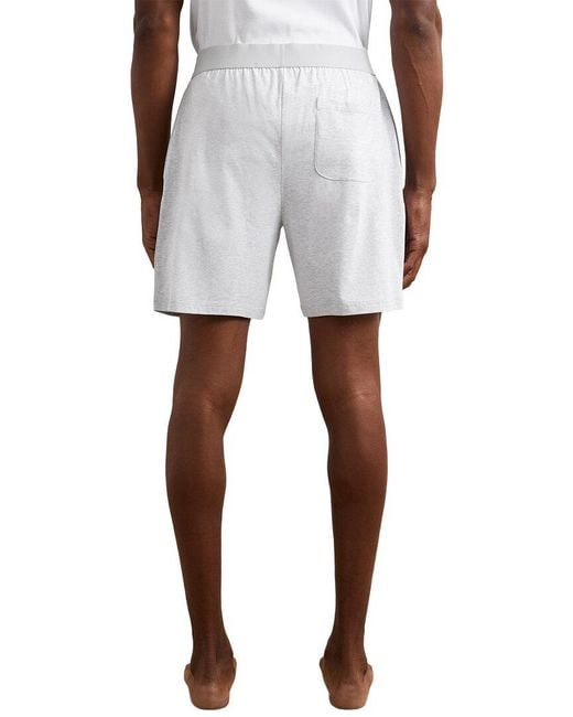 Reiss White Fleet Jersey Short Loungewear for men