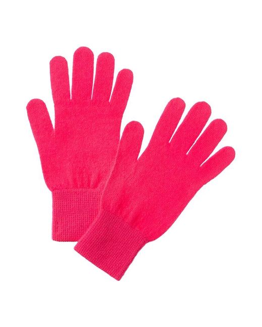 SCOTT & SCOTT LONDON Pink Classic Cashmere Gloves