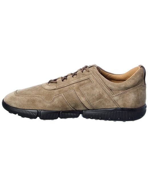 Tod's Brown Suede Sneaker for men