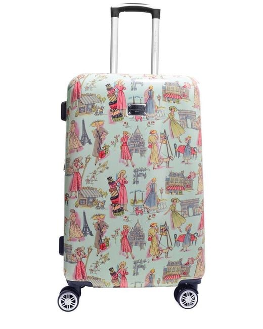 Adrienne Vittadini Metallic Paris Ladies Collection 3pc Hardcase Luggage Set
