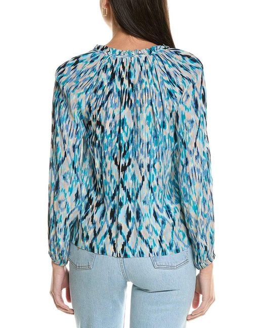 Shoshanna Blue Samson Top