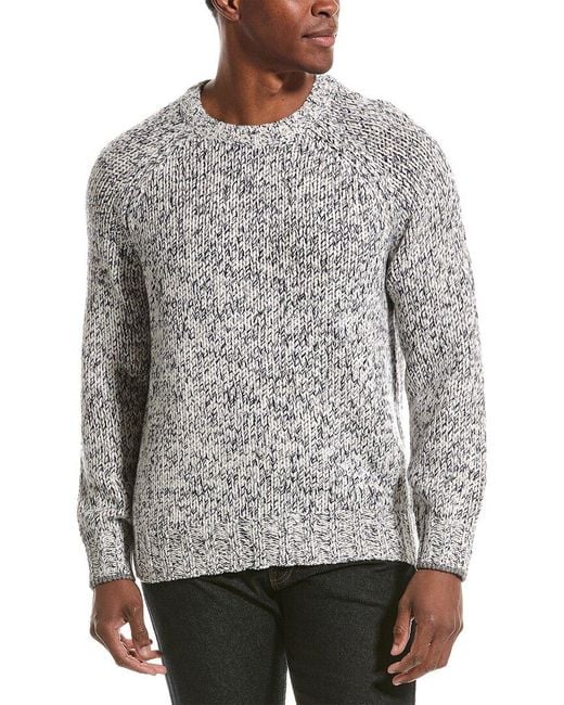 Brunello Cucinelli Gray Wool & Cashmere-blend Sweater for men