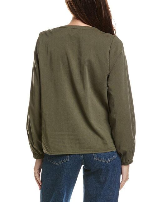 Splendid Green Vera Blouse