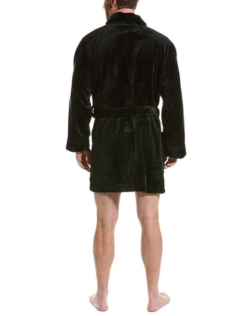Hom Plush Robe in Black for Men Lyst