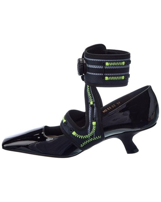 Dior Black 62-22 Patent Pump