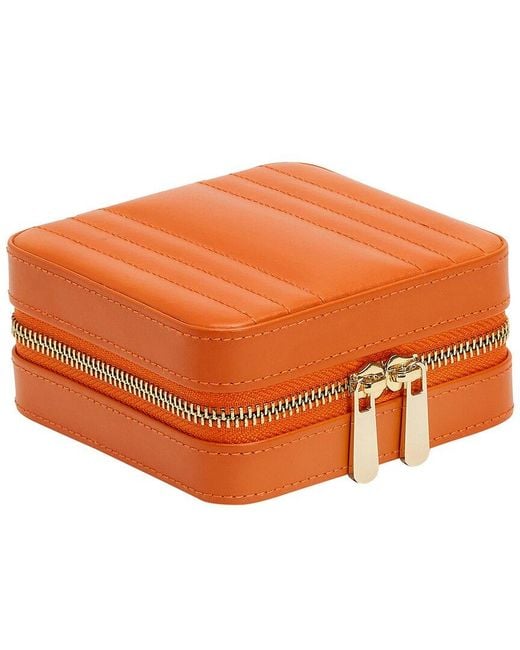 Wolf Orange Handmade Maria Small Zip Case
