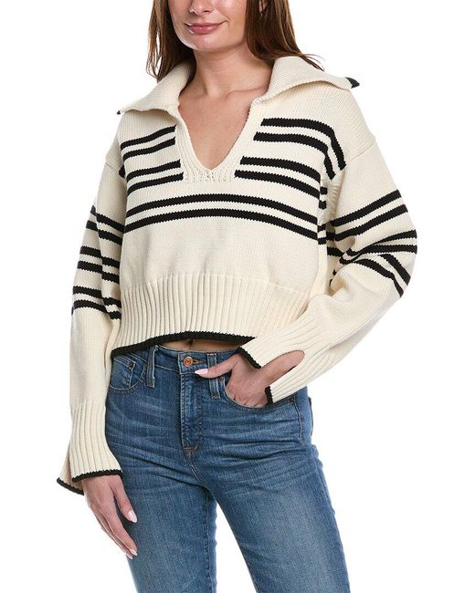 Solid & Striped Blue The Lola Pullover
