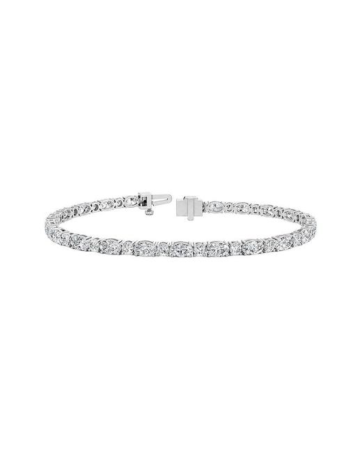 Lab Grown Diamonds White 14K.85 Ct. Tw. Lab-Grown Diamond Tennis Bracelet
