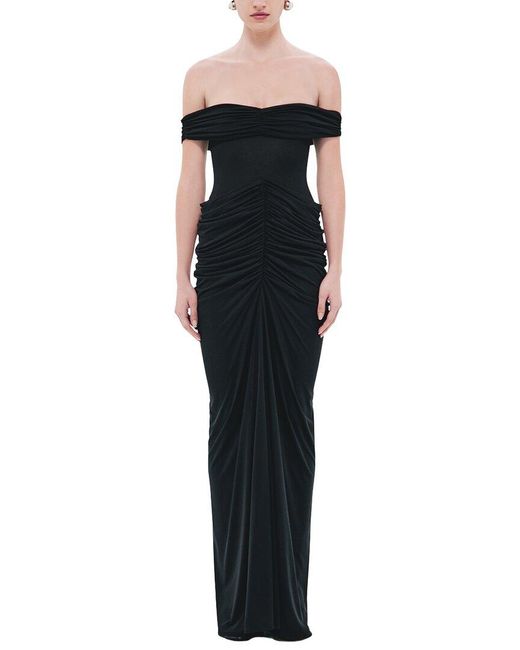 Misha Black The 'Polaris' Cupro Dress
