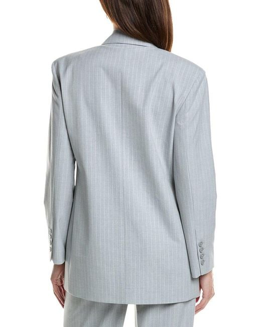 Kenneth Cole Gray Boyfriend Jacket