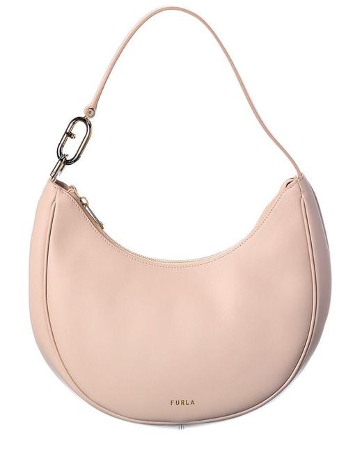 Furla Primavera Medium Leather Shoulder Bag in Pink Lyst