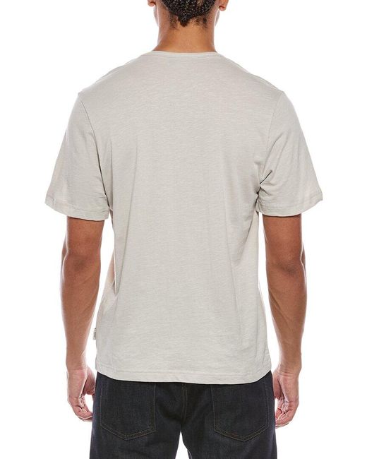 Onia Gray Slub T-Shirt for men