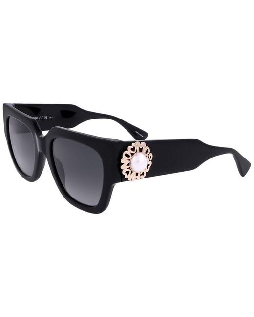 Moschino Black 52Mm Sunglasses