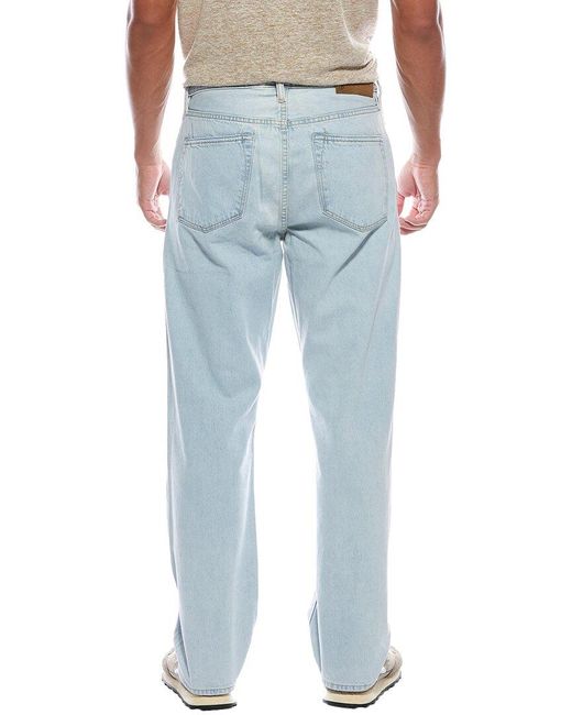Todd Snyder Blue Relaxed Fit Raw Selvedge Sun Faded Jean for men