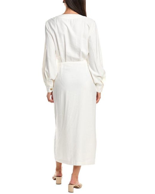 Haight White Camila Maxi Dress