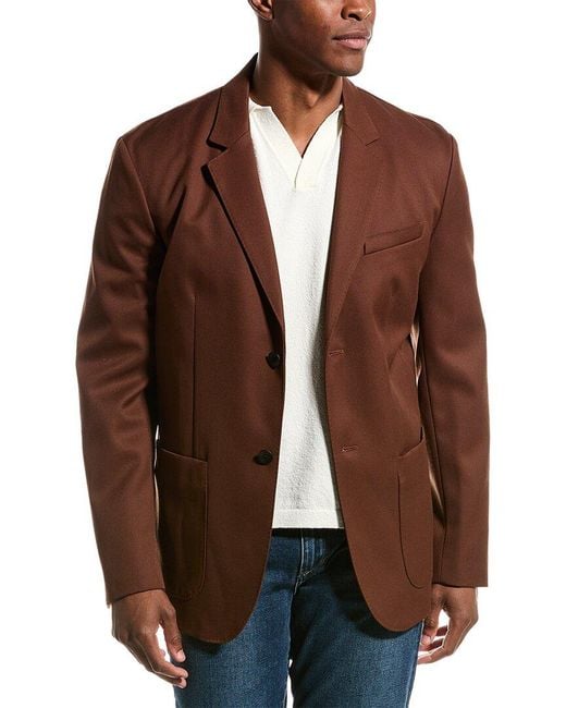 Rag & Bone Brown Twill Wool-blend Blazer for men