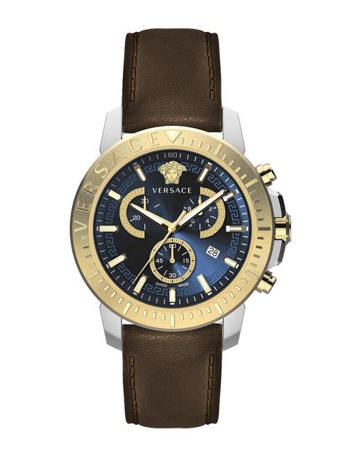 Versace Metallic New Chrono Watch for men