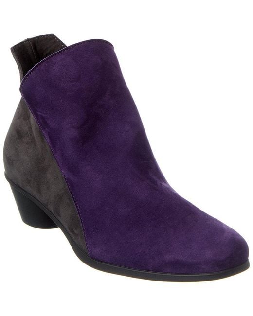 Arche Purple Cywali Suede Bootie