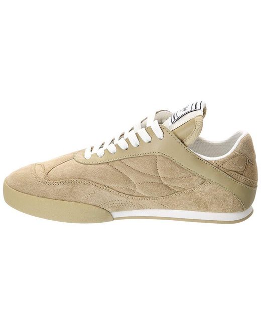 Chloé Natural Kick Suede & Leather Sneaker
