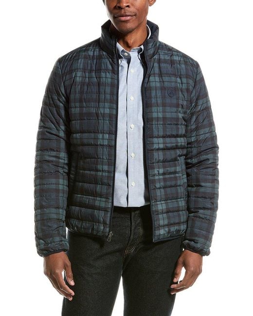 Brooks Brothers Reversible Puffer Jacket in Blue for Men Lyst UK