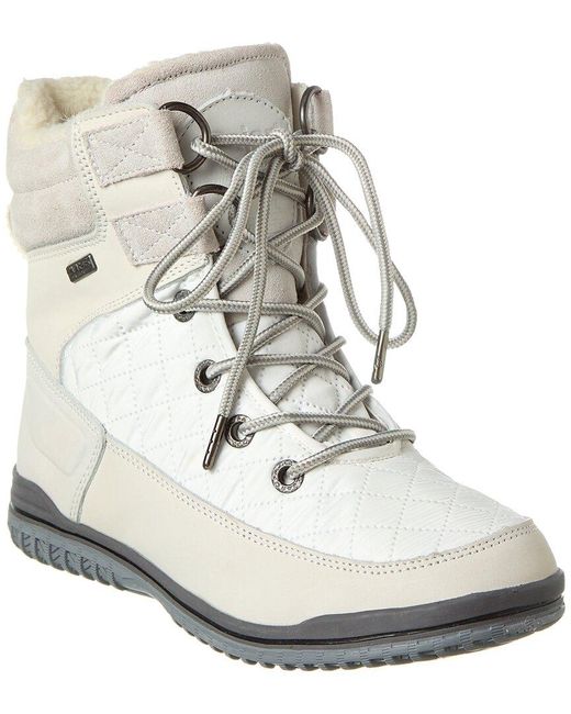 Pajar White Jill Leather Boot