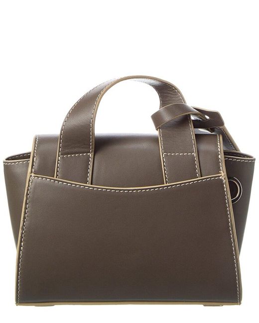Jason Wu Brown Orbit Leather Satchel Crossbody