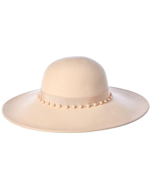 Eugenia Kim Natural Honey Wool Hat