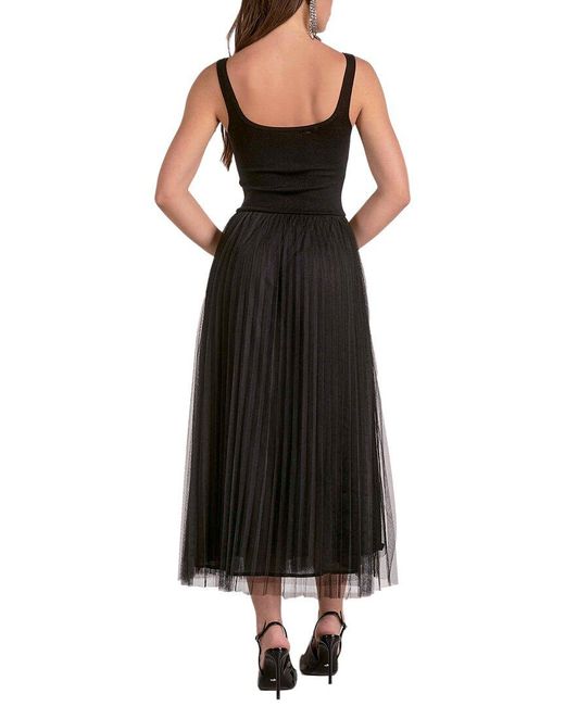 Elan Black Midi Dress