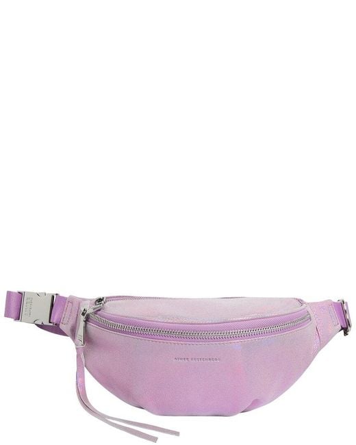 Aimee Kestenberg Purple Cabo Leather Sling Bag