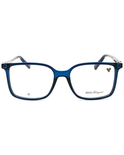 Ferragamo Blue 54Mm Optical Frames