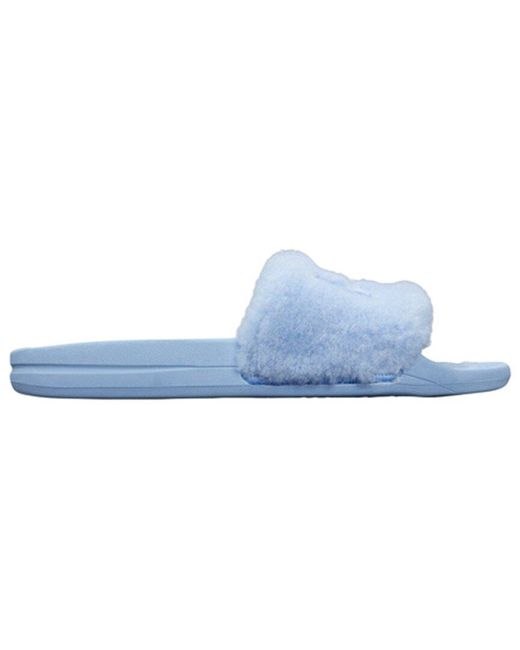 Athletic Propulsion Labs Blue Athletic Propulsion Labs Shearling Slide