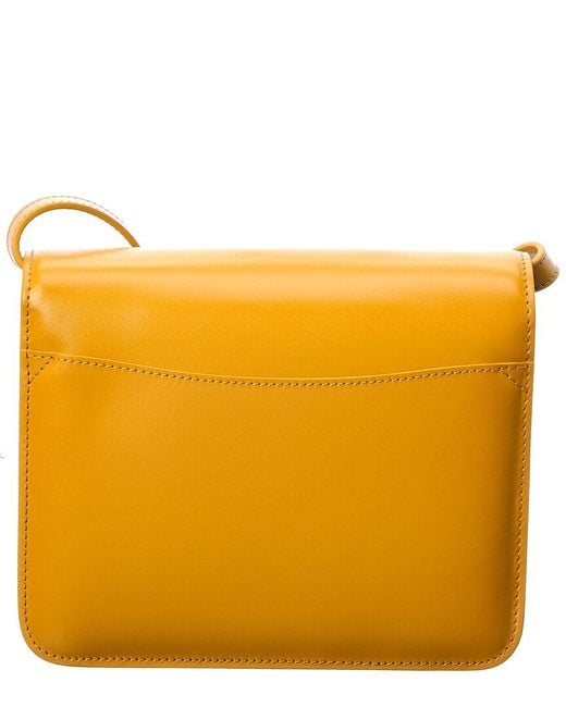 Chloé Yellow Kattie Leather Shoulder Bag
