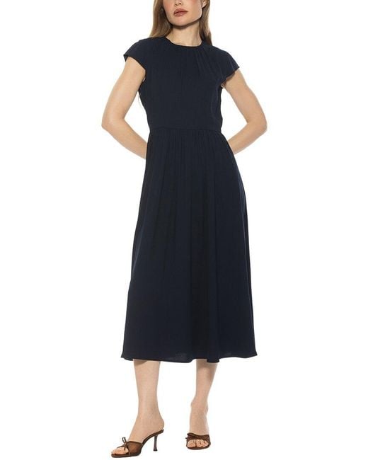 Alexia Admor Blue Cassiane A-line Dress