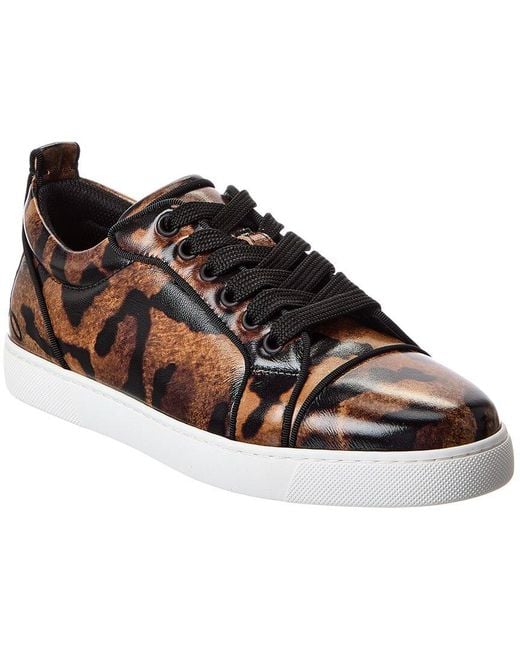 Christian Louboutin Brown Fun Louise Junior Leather Sneaker