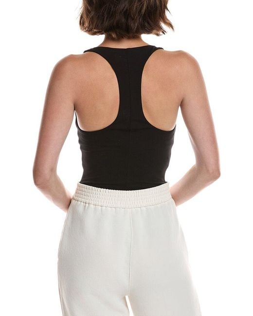 Michael Kors Black Racerback Bodysuit