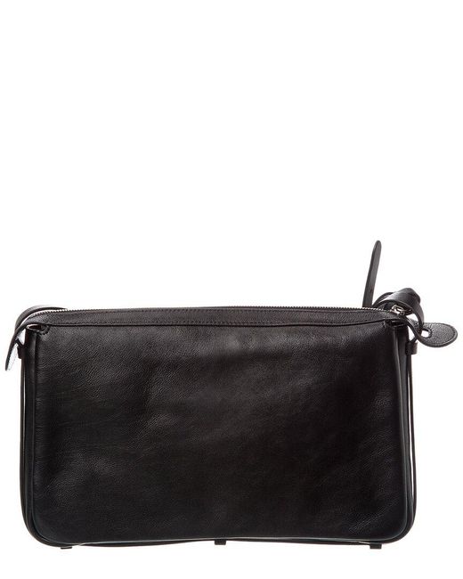 Fendi Black Simply Medium Leather Shoulder Bag