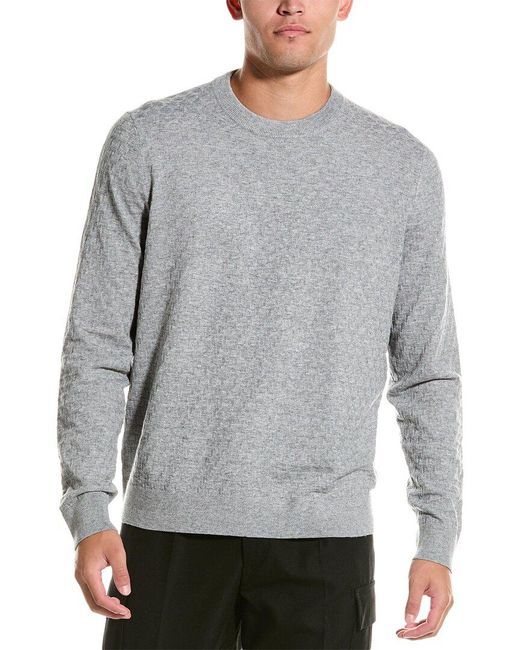 Ted Baker Gray Stitch Sweater for men