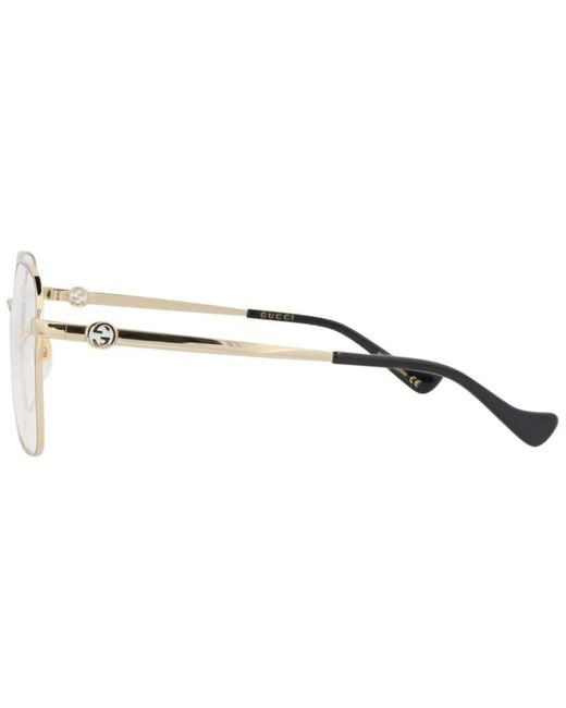 Gucci Metallic 56Mm Optical Frames