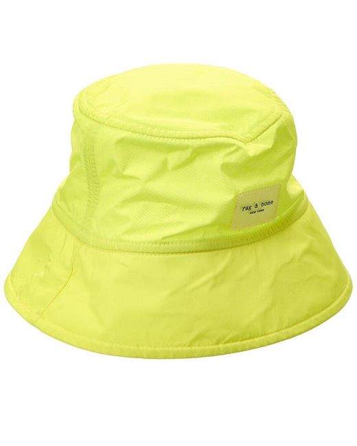 Rag & Bone Yellow Addison Bucket Hat