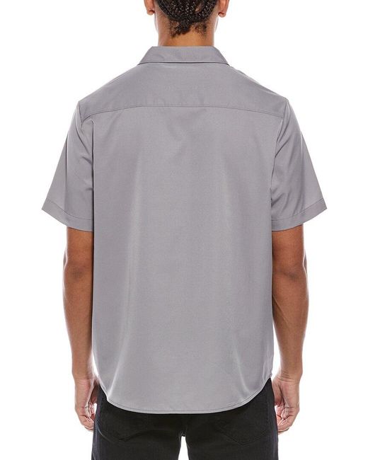 Scotch & Soda Gray Embroidered Shirt for men