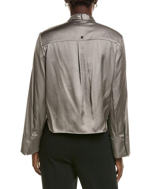 Marc Cain Gray Solid Top