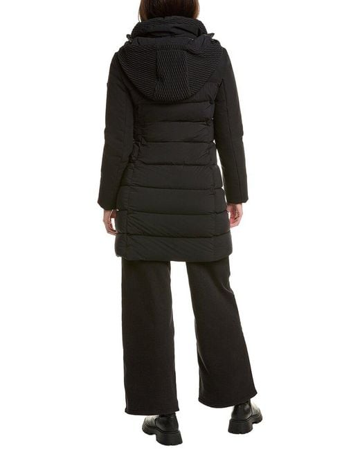 Post Card Black Down Puffer Parka