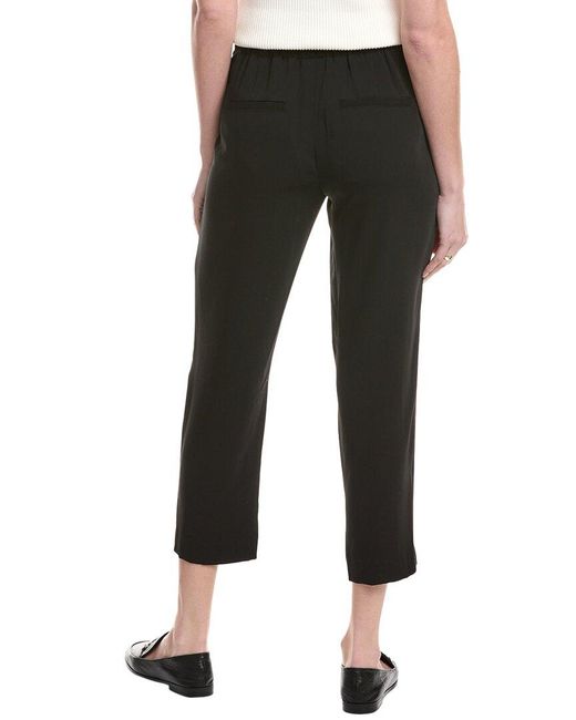 Vince Black Tapered Pull-On Pant