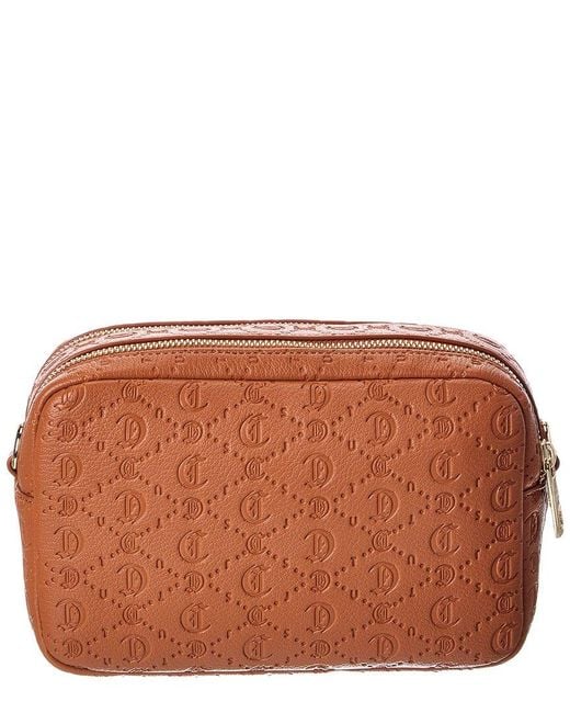 Just Cavalli Brown Crossbody Hobo