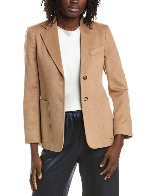 Max Mara Natural Belluno Camel Hair Jacket