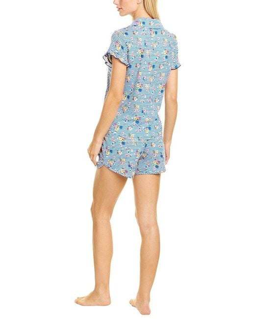 Jane And Bleecker Jane & Bleecker 2pc Sleepwear Shorts Set in Blue | Lyst