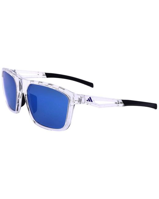 Adidas Originals Blue 57Mm Sunglasses for men