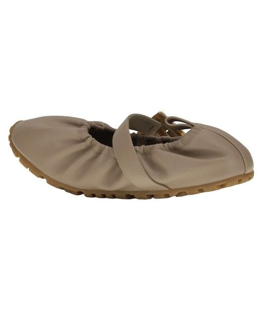 Balmain Multicolor Leather Ballerina Flat