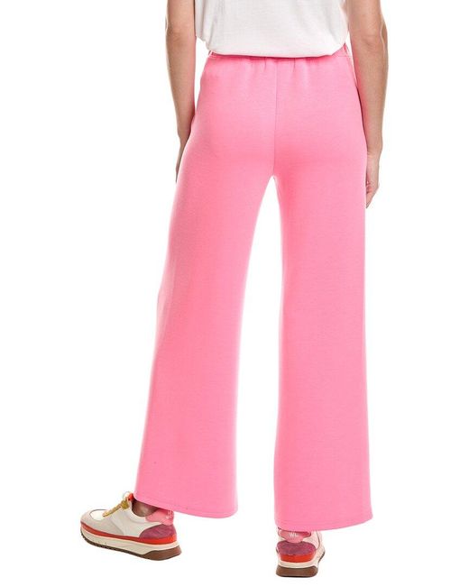 Vintage Havana Pink Cloud Fleece Wide Leg Pant